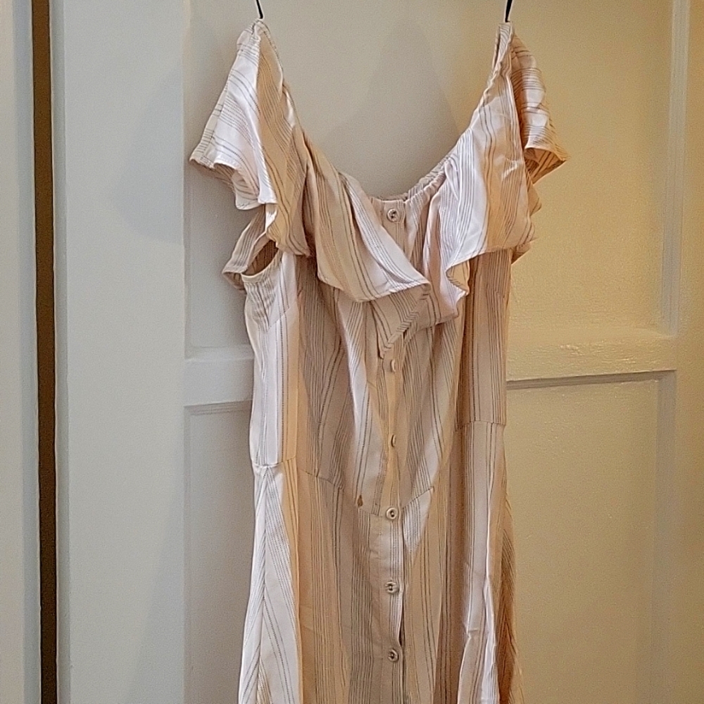 Off the shoulder Peach Dress